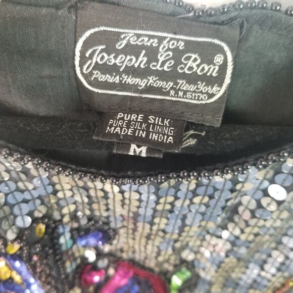 Vintage Jean for Joseph Le Bon Silk Sequins Top - Picture 6 of 7